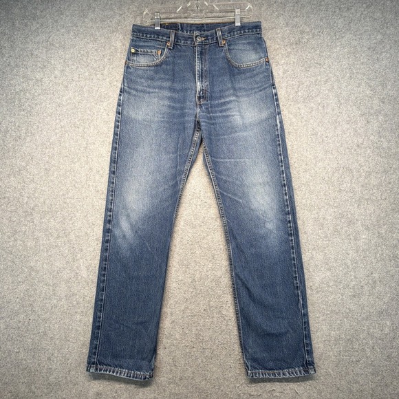 Levi's Other - Vintage Levis 505 Straight Leg Jeans 34x32 (Fits 33x31) Blue Denim Great Fade